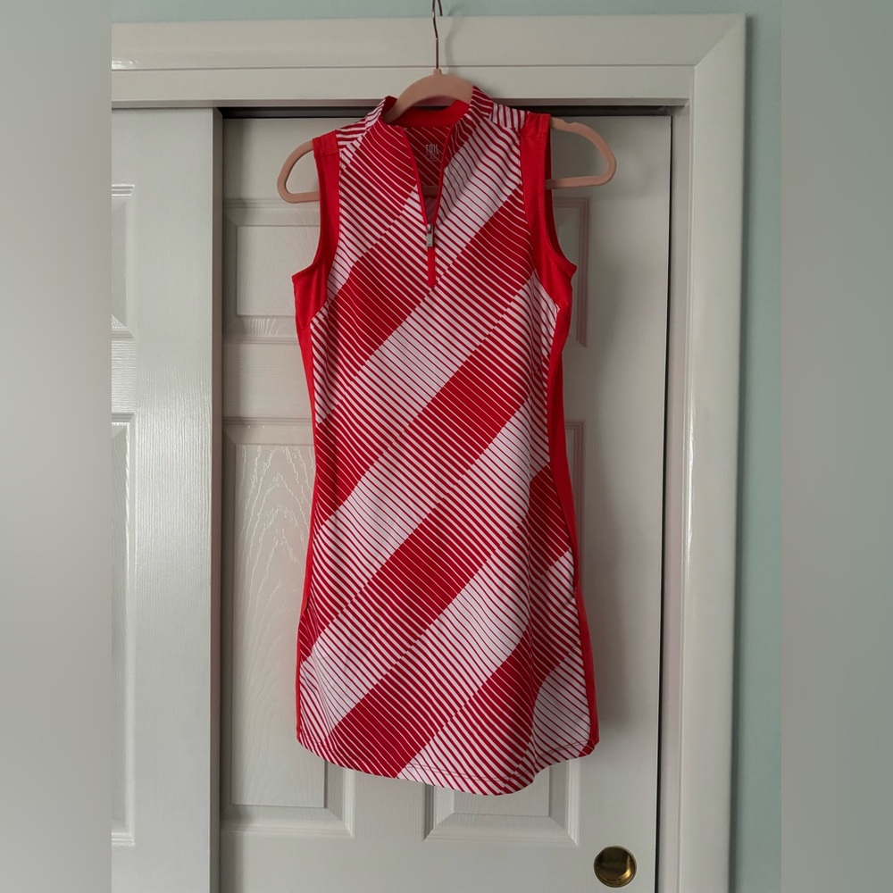 Tail Red and White Striped Top